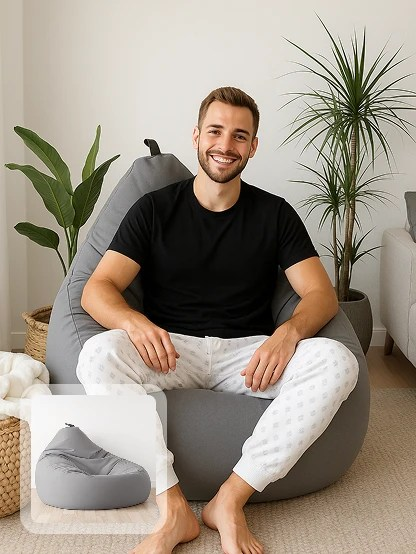 Loungewear and bean-bag set