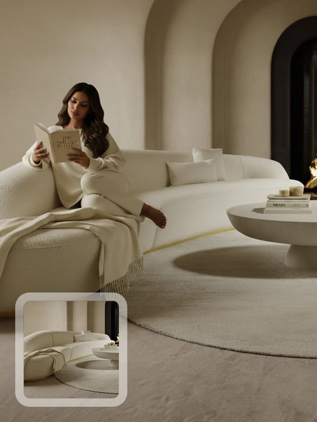 Furniture and interior set