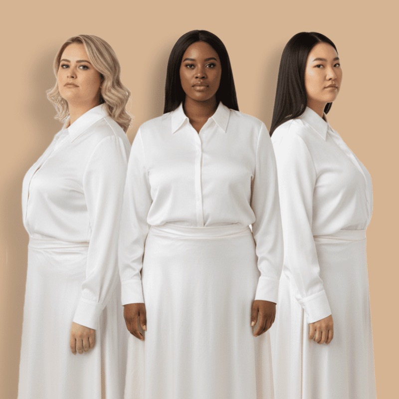 AI Plus Size Model example